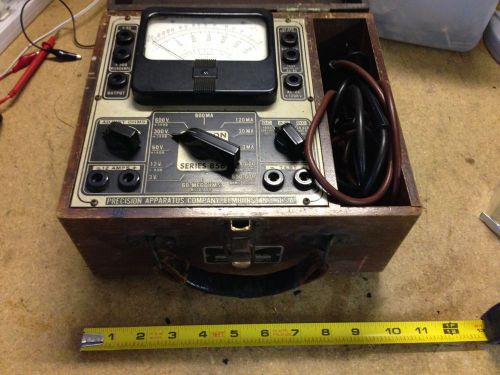 VINTAGE PRECISION APPARATUS CO VOM VOLT OHM MILIAMMETER