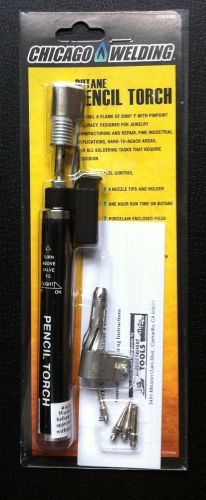 Chicago welding butane pencil torch..porcelain enclosed piezo. igniter. new for sale