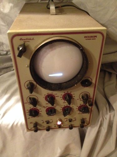 Vintage Heathkit Extended Range Oscilloscope Model 0-6 = Powers Up