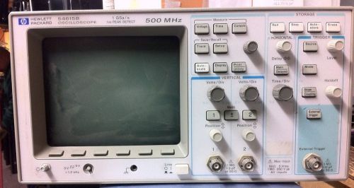 HP / Agilent 54615B 2 Channel 1GSa 500MHz Digital Oscilloscope