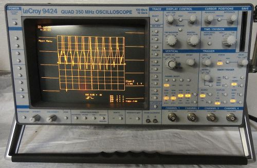 LeCroy 9424 digital oscilloscope 350 MHz 4 channel needs TLC