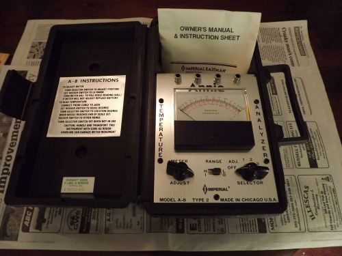 IMPERIAL ELECTRONIC TEMPERATURE ANALYZER &#034;ANNIE&#034; MODEL A-8 TYPE 2 FREE SHIPPING