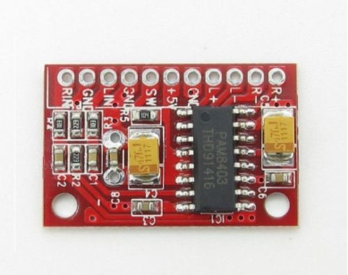 1pcs DC 5V Power Supply 3Wx2 Digital Power Audio Amplifier Board Module