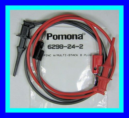 Pomona 6298 minipincer test leads, safer than minigrabbers on crowded pc boards for sale