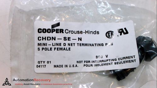 COOPER CROUSE-HINDS CHDN-SE-N TERMINATOR, NEW