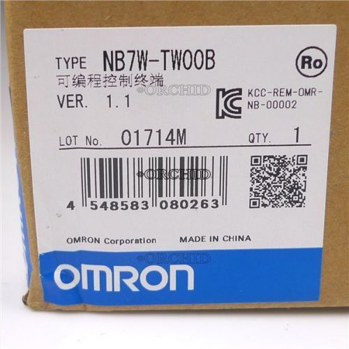 NEW IN BOX OMRON HMI NB7W-TW00B AUTOMATION SYSTEM INTERACTIVE NB7WTW00B DISPLAY