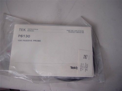 TEKTRONIX P6130 10X PASSIVE PROBE NEW SEALED W/ MANUAL LEADS TIPS