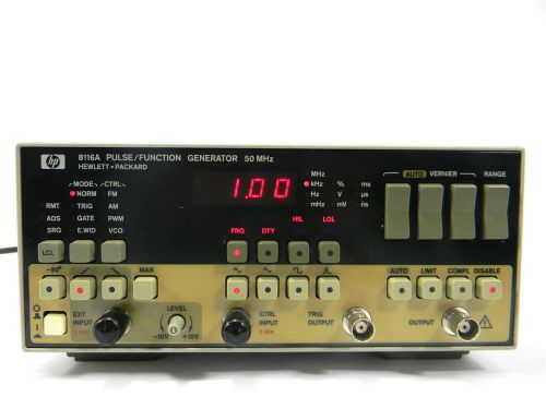 Agilent/HP 8116A Pulse / Function Generator - 30 Day Warranty