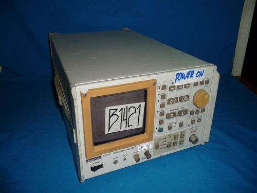 Advantest R4131C Spectrum Analyzer missing stand w/ breakage