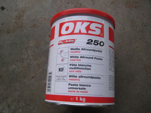 ONE NEW FACTORY SEALED OKS 250 WHITE ALLROUND PASTE , EXP. 04/27/17MSRP 300 $$$