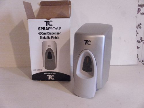 NIB TC SPRAY/SOAP 400ML DISPENSER METALLIC FINISH