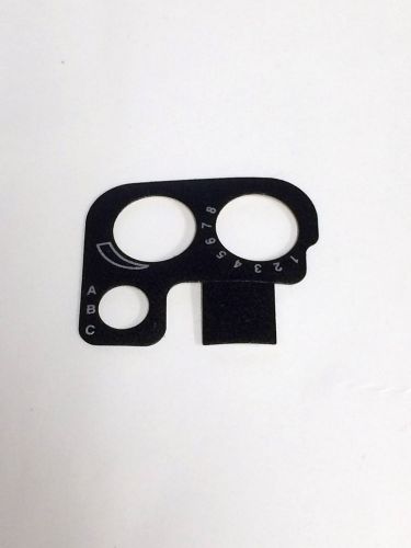 Motorola escutcheon ht1000 8 channel top label model 1305872u03 for sale