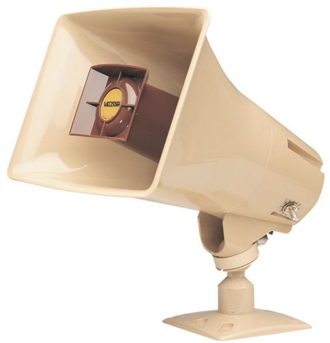 NEW Valcom VALC-VCV1030C 5Watt 1Way Paging Horn BEIGE