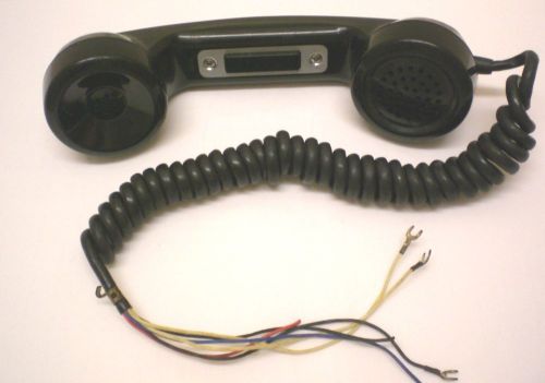 Vintage Police Base Station Handset, Land Mobile Radio