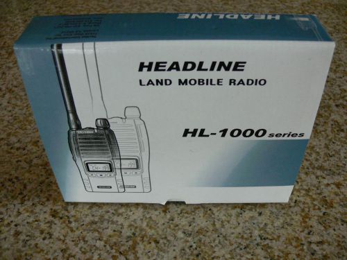 Headline Land Mobile Handheld Radio (HL-1510) - Brand New