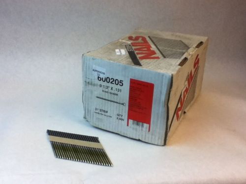 FALCON 3 1/2&#034; X .131&#034; RING SHANK FRAMING NAILS BOX QTY. 2500. 180.WP.4B