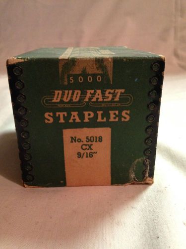 Duo-Fast 5018 CX  9/16&#034;   Staples 5000 per Box