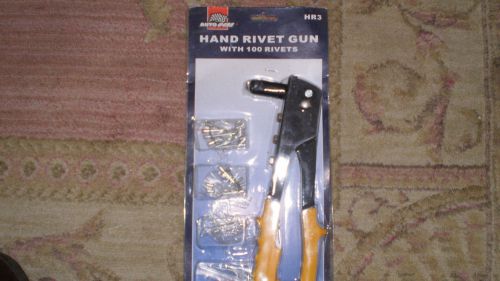 New-Sealed in Package HR3 Hand Rivet Gun/100 Rivets