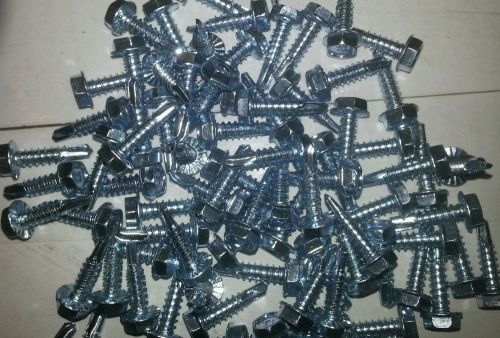 TEK Screws #10 x 3/4&#034; Self-Drilling Hex Washer Head- 1000 pcs