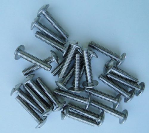 1/4-20 X 1 1/4&#034; Truss Head Screws 25 pcs Stainless Steel Phillips or flathead.