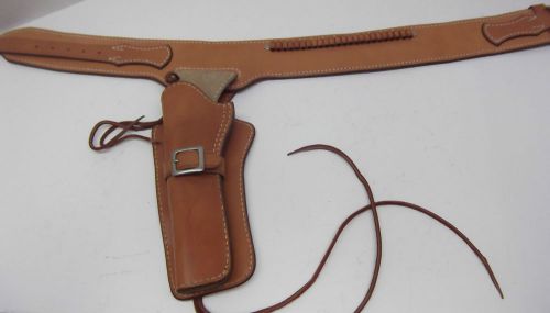 TEX SHOEMAKER LEATHER 905 WESTERN RIG HANGER HOLSTER COLT GUN LEFT HAND