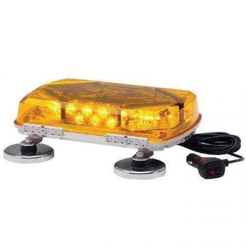 Whelen 11&#034; Century Mini Bar Warning Light Amber, Mag Mount