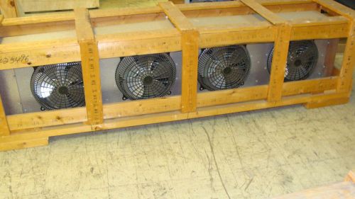 New 4 fan air defrost walk in cooler evaporator 26,400 btu&#039;s 115v r22 shaded for sale