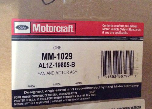 Ford OEM MM-1029 Fan and Motor Assembly AL1Z-19805-B