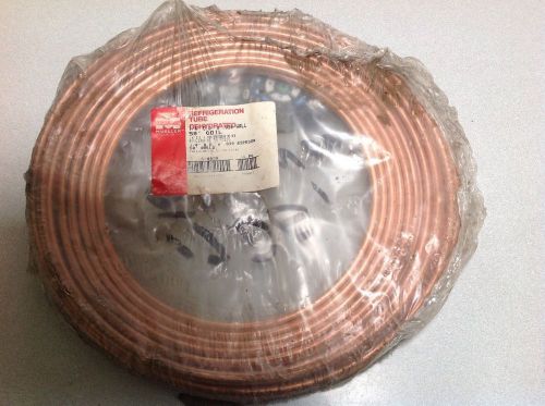 Refrigeration tube dehydrated coil. 50&#039; 1/4&#034; for sale