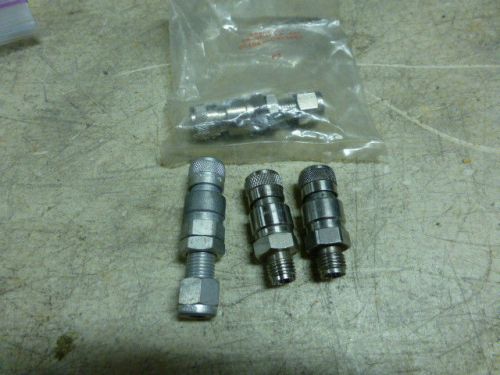 4 NEW SWAGELOK SS-QC4-B1-400 QUICK CONNECT       NO RESERVE