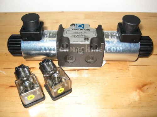 Duplomatic hydraulic solenoid valve ds3-s3/10n md1d-s3 for sale