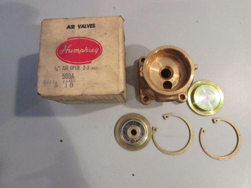 Humphrey Air Valves 500A-3-10 Air operated 2-3 Way 1/2&#039;&#039; No Seals