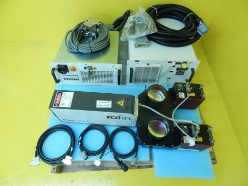 Rofin-Sinar Laser Powerline E-20 SHG Complete Dual-Head Laser Marker System Used