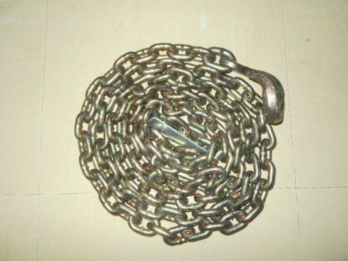 9ft 10,000 lb chain with tie down hook at end for sale