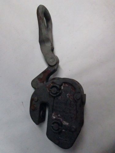 Merrill Bros No. 21 1-ton Plate Clamp 0&#034;-3/4&#034;