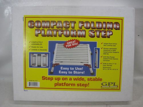 GPL Model No. H-21 Compact Folding Platform Step *NEW*