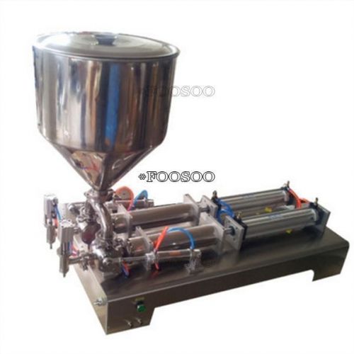 10-300ML SHAMPOO CREAM PNEUMATIC PASTE NOZZLE FILLING MACHINE COSMETIC DOUBLE