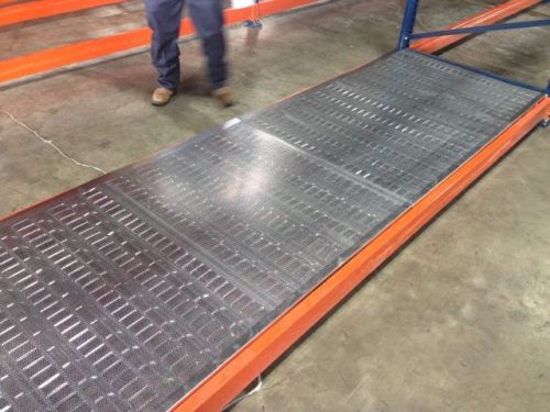 Punch Deck Pallet Rack Decking metal grating shelving NEW CHEAP