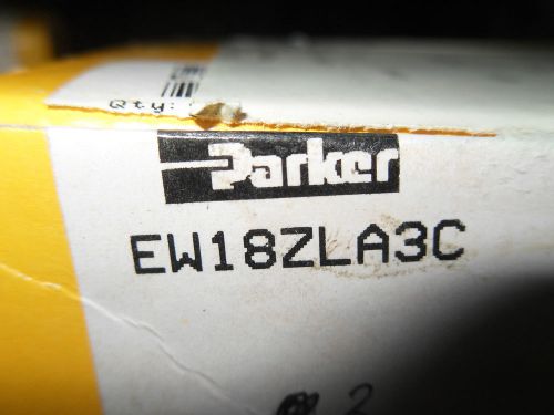 (RR7-4) 1 LOT OF 3 NIB PARKER EW18ZLA3C ELBOW FITTINGS