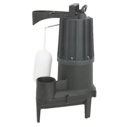 Flint Walling/Star 4/10-HP 115V 5040-GPH Thermoplastic Sewage Ejector Pump