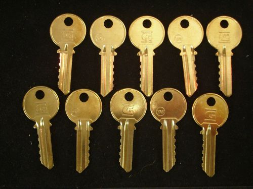 118 YALE KEY BLANKS Y1 NEW Brass 5 pin YA8 ILCO 999 5YA1 14 E8E1R Lock ring 0Bit