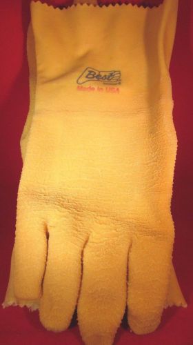 Lot of 9 pairs-best nitty gritty rubber palm coated work gloves 66nfw-10 for sale