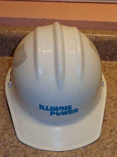 VINTAGE ILLINOIS POWER HARD BOILED HARDHAT E.D. BULLARD 3000 VERSALYTE USA WHITE