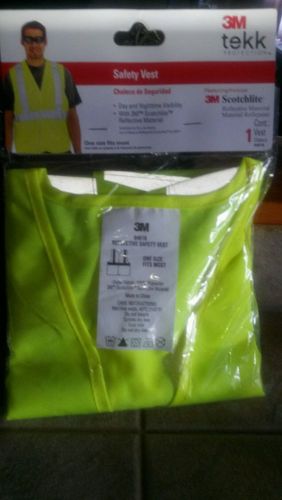 New 3M SAFETY VEST SILVER REFLECTOR SURVEYOR MESH VEST UNIVERSAL FITS ALL SIZE