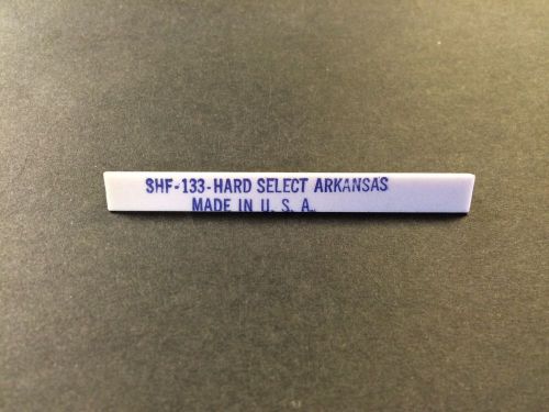 Norton 85273 SHF-133  3/8&#034;x3&#034; Triangular Arkansas Hard Select Stone, New