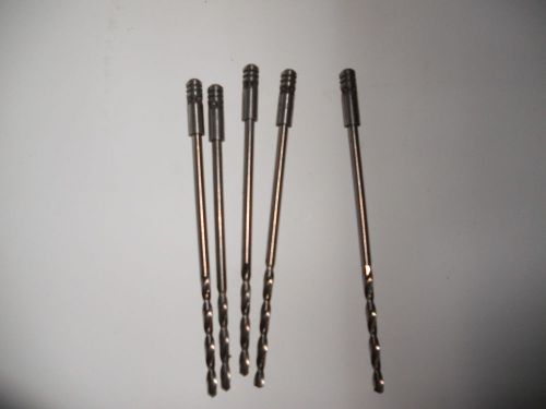 3/16&#034; hss boeing aircraft  qc  6&#034; long hss drill bit  lot of 5 for sale