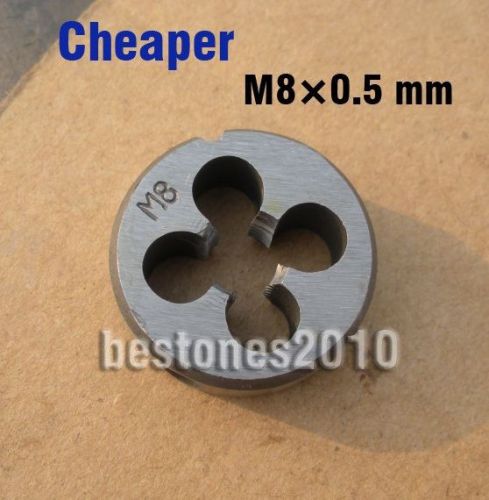 Lot 1pcs Metric Right Hand Die M8x0.5 mm Dies Threading Tools