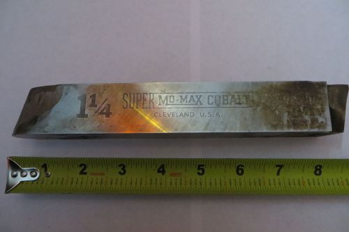 1-1/4&#034; super mo-max cobalt m42 lathe tool bit cleveland usa for sale
