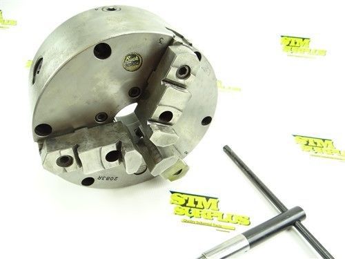 BUCK 8&#034; 3 JAW SCROLLING CHUCK W/ FLAT BACK MODEL 2083R