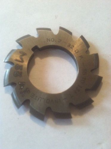 NEW INVOLUTE GEAR CUTTER #2 32P 54-134T 7/8&#034;bore HSS PRATT AND WHITNEY